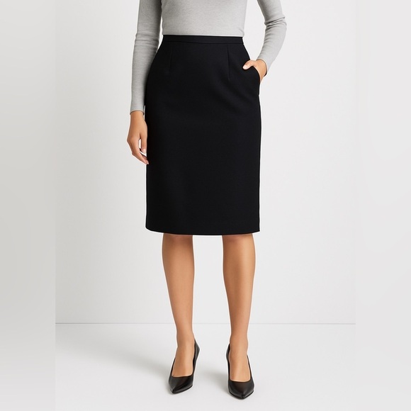 Harris Wallace Dresses & Skirts - Harris Wallace workwear wool pencil skirt tailored vented classic fit size 8